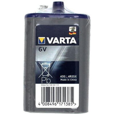 Цинк карбонова батерия  4R25 /1 бр. в опаковка/   6V 7.5Ah  VARTA