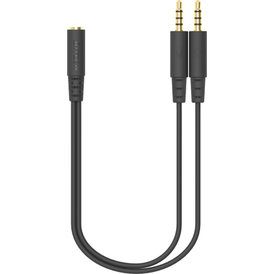 А4Tech Адаптер 3.5 mm жак женско - 2 x 3.5 mm жак мъжко