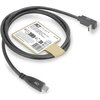 ACT Кабел USB-C - USB-C, 10Gbps, 60W, 0.5 м, конектори - 1x прав и 1x на 90° up/down angled