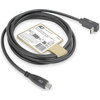 ACT Кабел USB-C - USB-C, 10Gbps, 60W, 1 м, конектори - 1 x прав и 1 x на 90° up/down angled