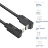 ACT Кабел USB-C 10Gbps, 60W, 1м, конектори на 90° up/down angled