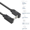 ACT Кабел USB-C - USB-C, 2м, 10Gbps 60W, ъглов нагоре/надолу