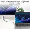 ACT Кабел USB-C - USB-C, 10Gbps, 60W, 1 m, конектори 90° left/right, up/down angled