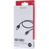 HAMA Кабел USB-A - Micro-USB, 1 m, черен
