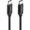 Hama Кабел за зареждане, "Fabric", USB-C - USB-C, 100 W, 1.5 m, Nylon, black