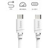 HAMA Кабел USB-C - USB-C, 60W, 2 м, бял