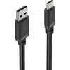 HAMA Кабел USB-A - USB-C, 2 м, черен