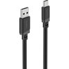 HAMA Кабел USB-A - USB-C, 2 м, черен