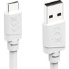 HAMA Кабел USB-A - USB-C, 2 м, бял