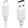 HAMA Кабел USB-A - USB-C, 2 м, бял