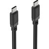HAMA Кабел USB-C - USB-C, 60W, 0.5 м, черен