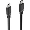 HAMA Кабел USB-C - USB-C, 60W, 0.5 м, черен