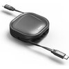 HAMA Прибиращ се кабел за зареждане, USB-C - USB-C, 60 W, 1 м