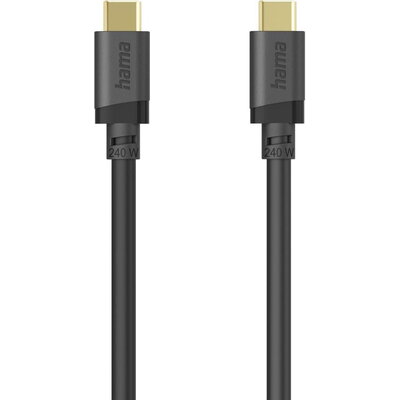 HAMA Кабел USB-C E-Marker чип USB 3.2 Gen1, 5 Gbit/s, 240 W, 1.5 м