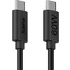 HAMA Кабел за зареждане USB-C - USB-C, 60 W, 1.2 м, черен