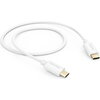 HAMA Кабел за зареждане/данни USB Type-C - USB Type-C, 1.0 m, бял