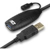 Кабел ACT AC6110, USB-A мъжко - женско, 10 м, 5 Gbps, Черен