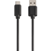 Кабел HAMA USB-C мъжко -USB 2.0 A мъжко, 0.9 м., 480Mbit/s,булк опаковка