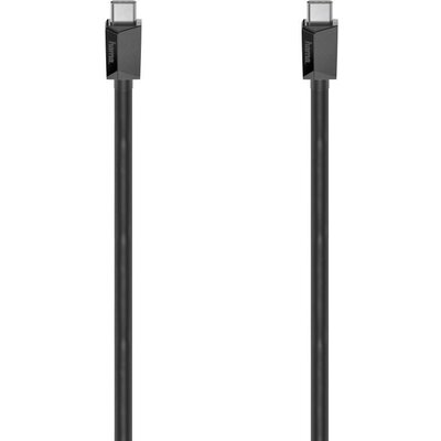 Кабел HAMA USB-C мъжко - USB-C мъжко, 1.5 м, черен,480Mb/s