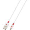 Кабел Skross, micro-USB - USB-A 2.0 мъжко, 1.2м, Бял