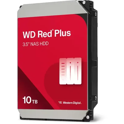 Твърд диск WD Red Plus WD101EFGX 10TB 3.5" 7200 rpm, 256MB, SATA3