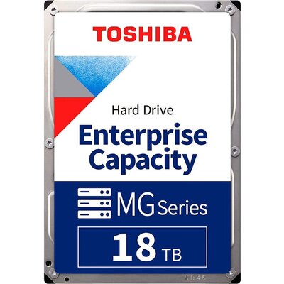 Хард диск Toshiba MG Enterprise, 18TB, 512MB, SATA 6.0Gb/s, 7200rpm, MG09ACA18TE