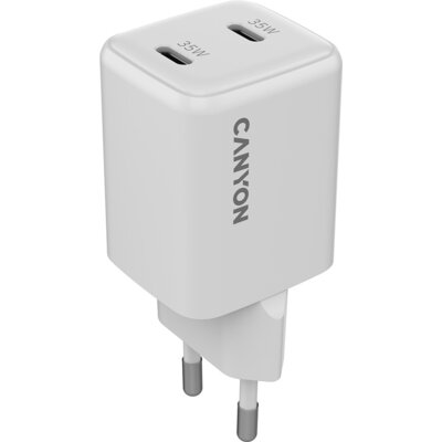 CANYON charger CU35CC GaN 35W 2xPD EU White