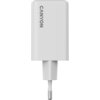 CANYON charger CU65ACC GaN 65W 2xPD 1xQC EU White