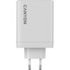 CANYON charger OnCharge 120 GAN Total 120W MAX 3 USB-C +1 USB-A White EU plug