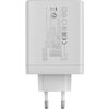 CANYON charger OnCharge 120 GAN Total 120W MAX 3 USB-C +1 USB-A White EU plug