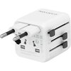CANYON Travel Adapter OnTour One EU/UK/US/AUS   White