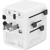 CANYON Travel Adapter OnTour 20 EU/UK/US/AUS 20W White