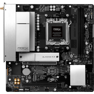 Дънна платка ASRock B850M ROCK WIFI socket AM5 Дънна платка ASRock B850M ROCK WIFI socket AM5