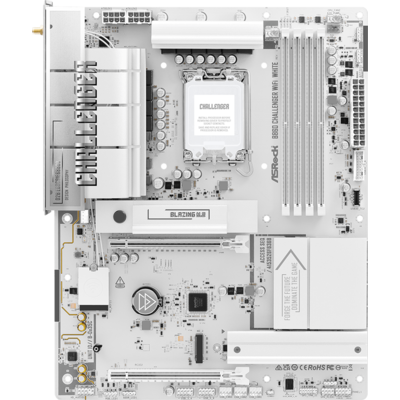 Дънна платка ASRock B860 Challenger White WIFI, LGA 1851