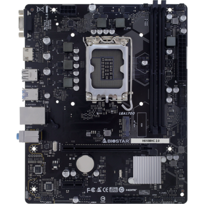 Дънна платка BIOSTAR H610MHC 2.0 Дънна платка BIOSTAR H610MHC 2.0