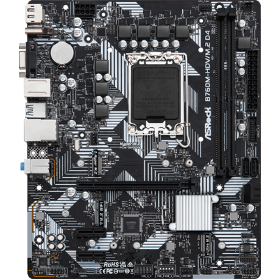 Дънна платка ASRock B760M-HDV/M.2 D4