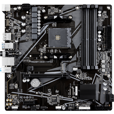 Дънна платка GIGABYTE A520M DS3H WiFi 6E, Socket AM4