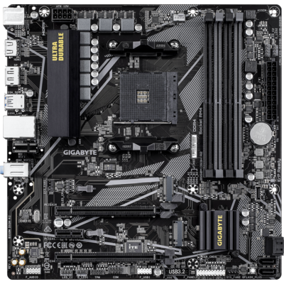 Дънна платка GIGABYTE B550M DS3H R2 Socket AM4