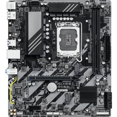 Дънна платка GIGABYTE B860M E, LGA 1851