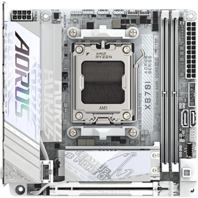 Дънна платка GIGABYTE X870I AORUS PRO ICE WIFI 7, Socket AM5
