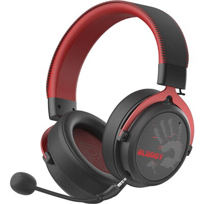 A4tech Bloody МR-590 Геймърски безжични слушалки с микрофон,Bluetooth 3.5мм жак, червен