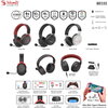 A4tech Bloody МR-590 Геймърски безжични слушалки с микрофон,Bluetooth 3.5мм жак, червен