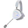 Геймърски безжични слушалки ASUS ROG Delta II White - USB-C, Aura Sync RGB