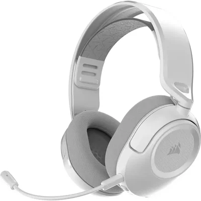 Геймърски безжични слушалки Corsair HS35 v3 - White