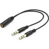Геймърски слушалки Hama uRage Soundz 100, Микрофон, 3.5мм жак, Черен