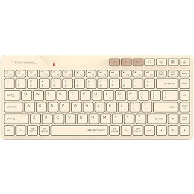 A4tech FBK26C AS Cafe Latte Fstyler безжичнa мини тиха клавиатура, Multi-mode, кирилизирана