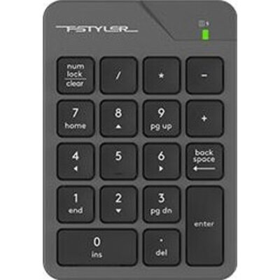 A4tech Цифрова безжична 2.4Ghz клавиатура FGK21C,черна, LiIon батерия, USB-C зареждане