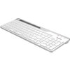Безжична клавиатура A4tech Fstyler FBK25, Bluetooth, 2.4G, Стойка за телефон, Кирилизирана, Бял