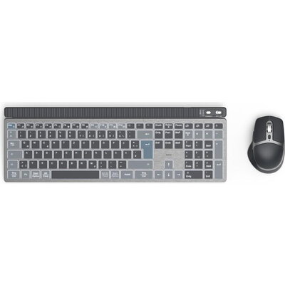 HAMA Комплект безжична клавиатура-мишка "WKM-750", Bluetooth & 2.4Ghz, кирилизирана