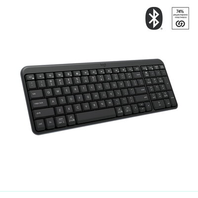 Безжична клавиатура Logitech K250 Graphite - Кирилизирана